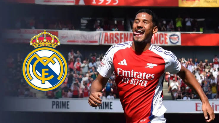 “Shocking Arsenal Revelation: Real Madrid Set Sights on Star Defender Saliba After Major Arteta Blunder!”